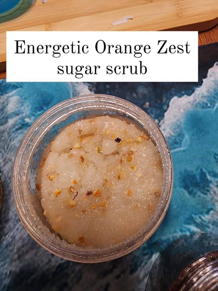 Energetic Orange Zest Sugar Scrub